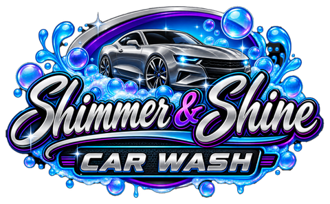 Shimmer & Shine Car Wash logo